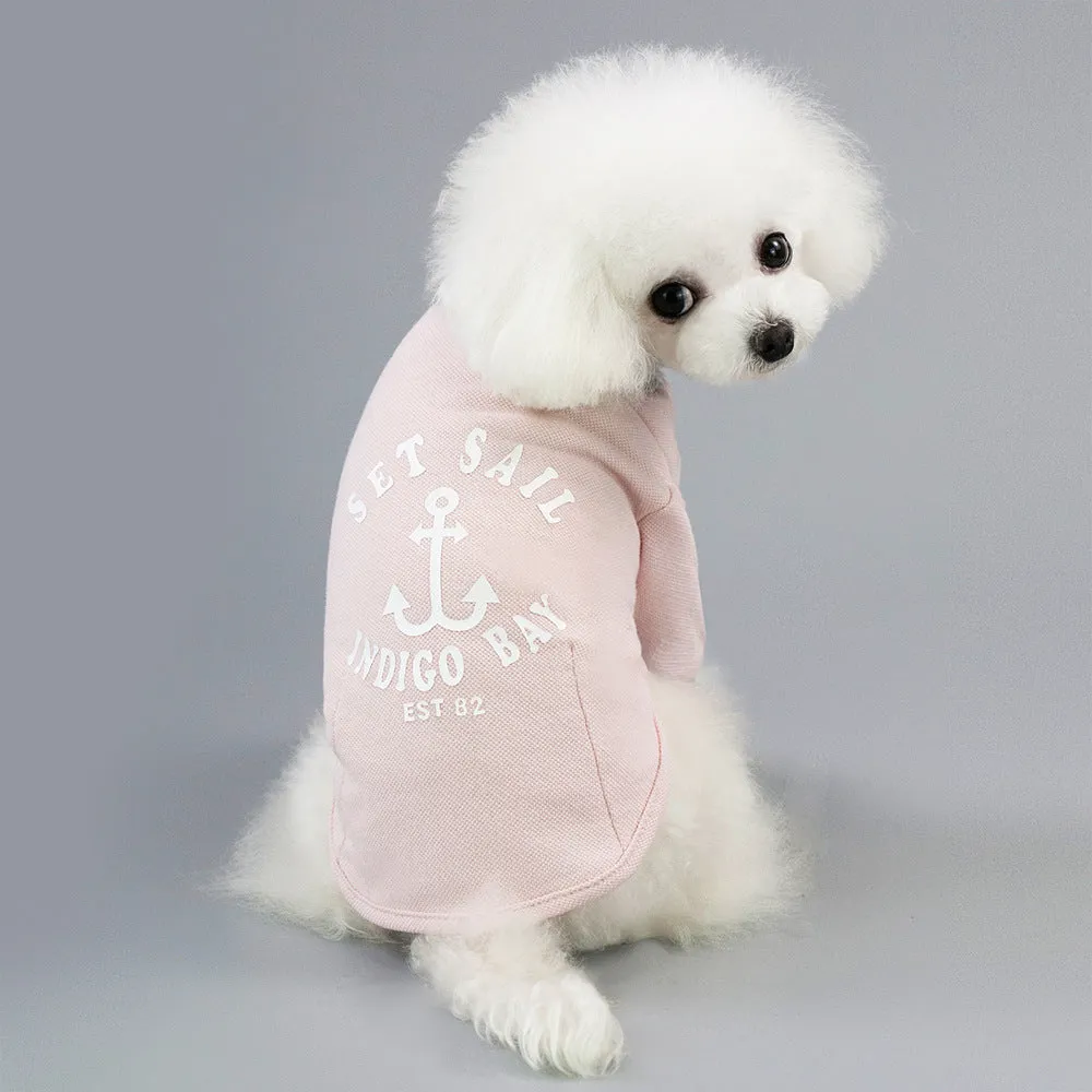 Spring/Summer Sailor T-shirt Pet Clothing