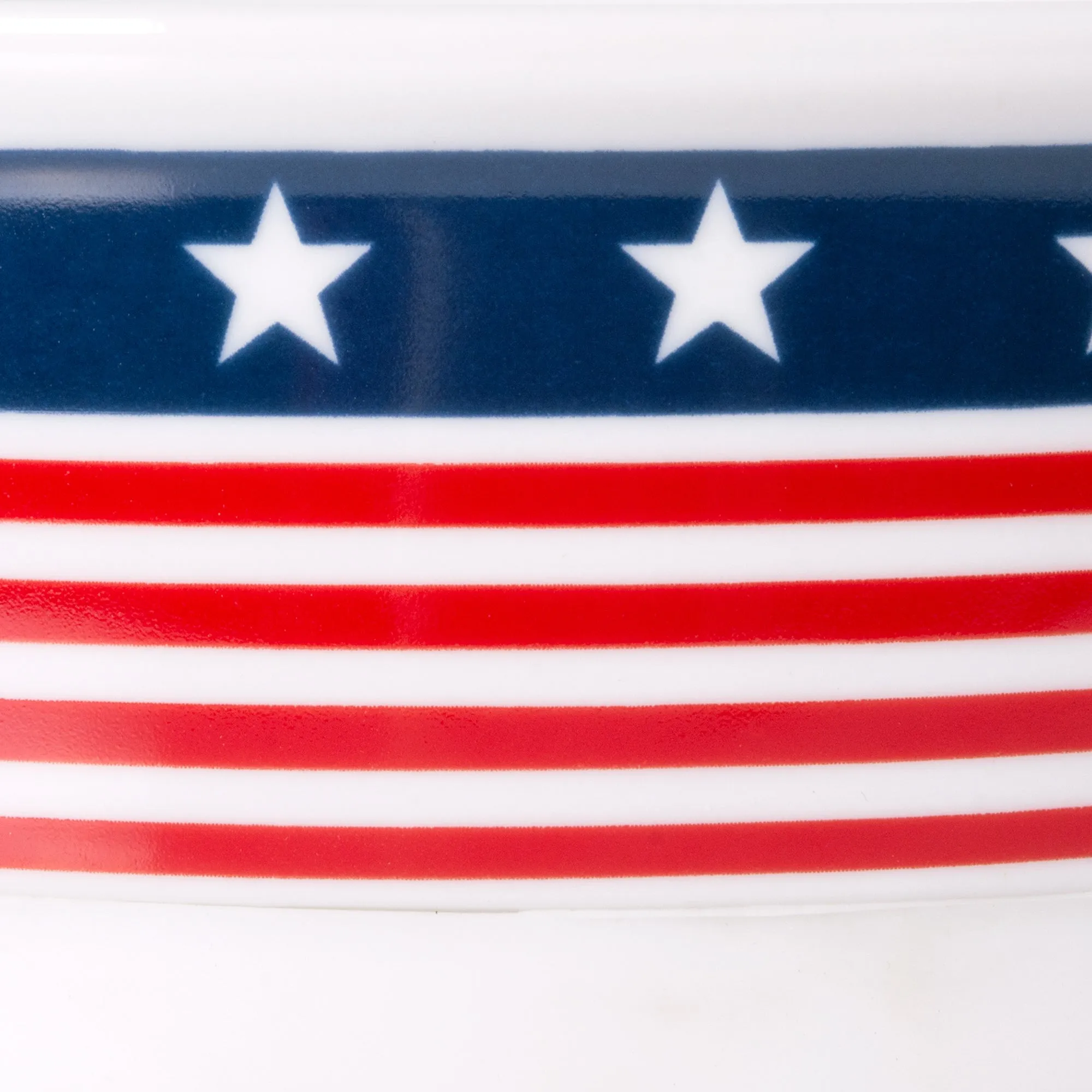 Stars & Stripes Single Pet Bowl, Large - 3.75 C. Capacity