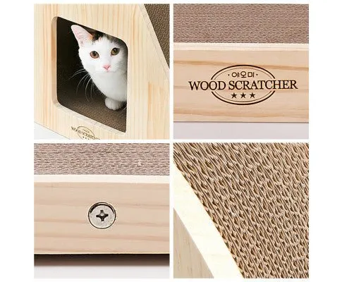 Triangle Cat Scratcher Sofa Pet Bed