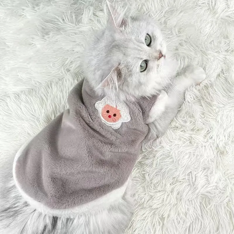 Vest Fluffy Jacket Pet Dog Clothes