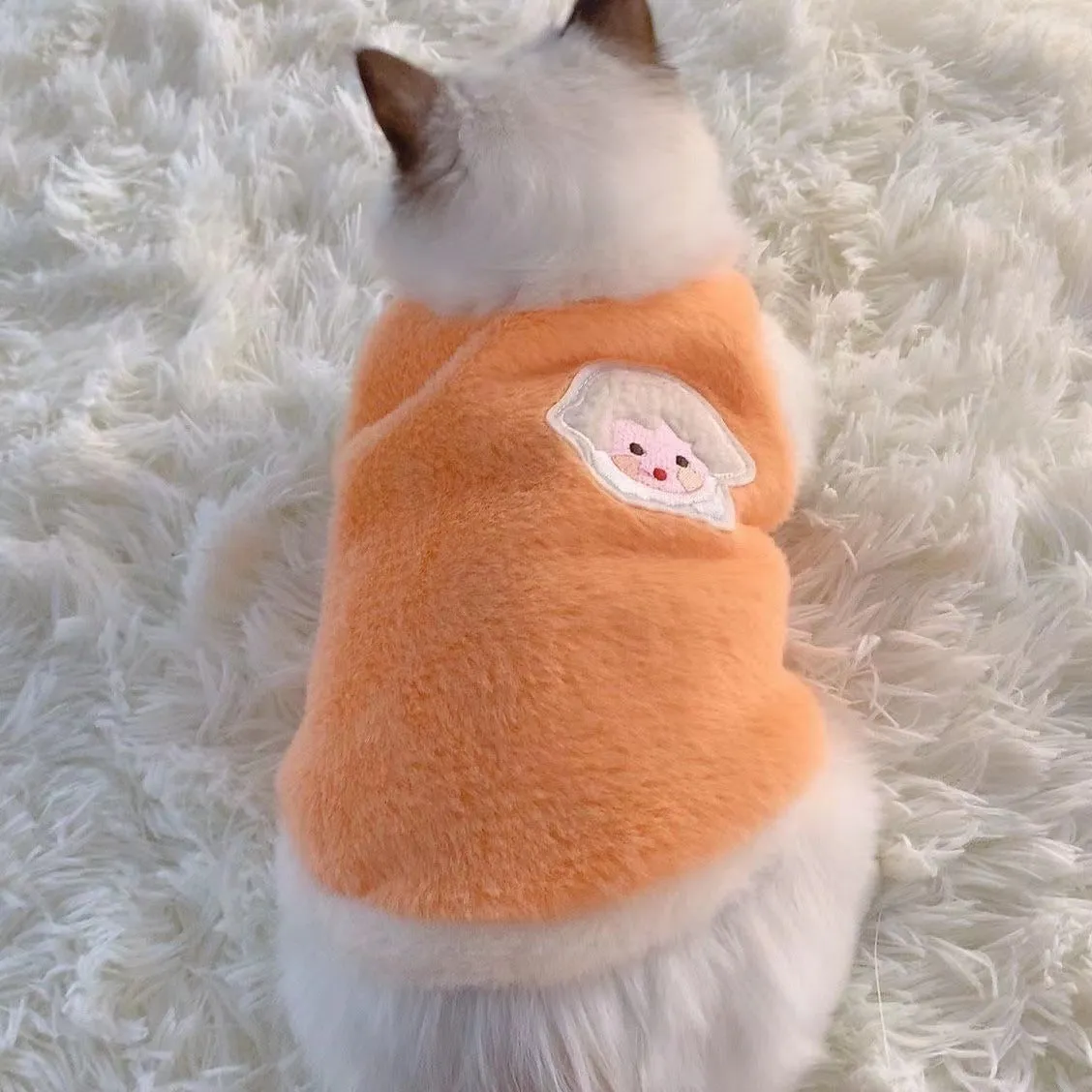 Vest Fluffy Jacket Pet Dog Clothes
