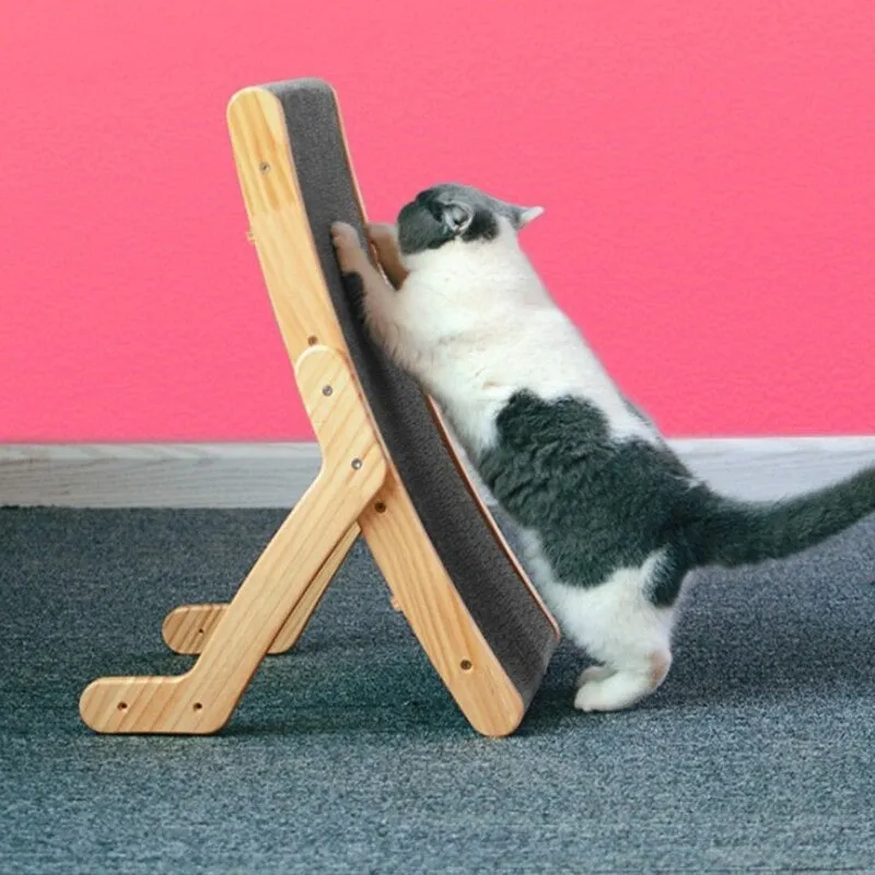 Wooden Cat Scratcher Scraper