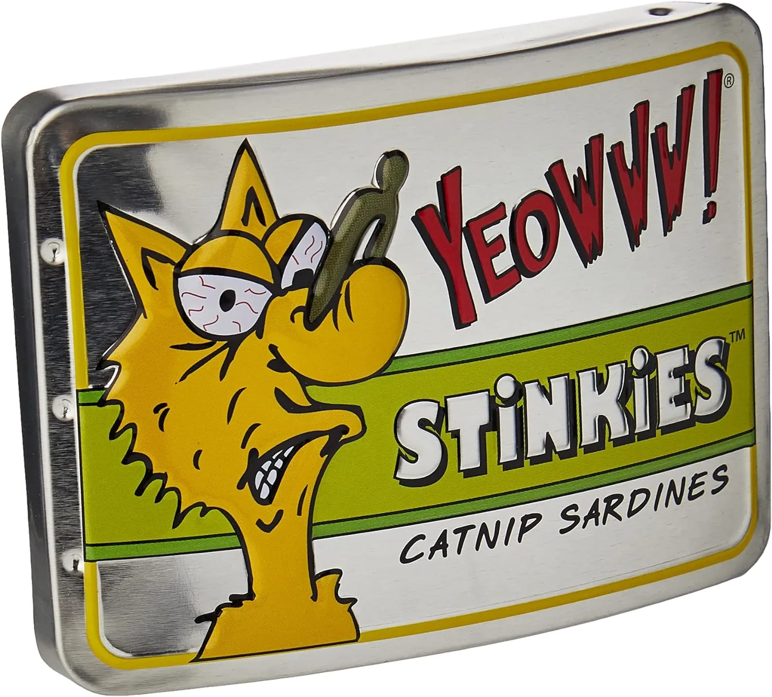 Yeowww! Stinkies Catnip Sardines Cat Toys 3", 3-count